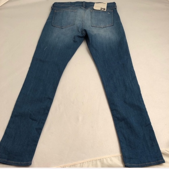 Rag and Bone capri skinny blue jeans in Clean Kilbowie 29 - Picture 7 of 13
